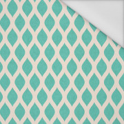 CHAINS ( ecru ) / patina - Waterproof woven fabric