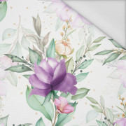 PURPLE MAGNOLIAS - Waterproof woven fabric