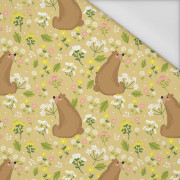 BEARS ON A MEADOW  - Waterproof woven fabric