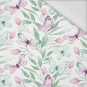 BUTTERFLIES MIX PAT.1 (WATER-COLOR BUTTERFLIES) - Waterproof woven fabric