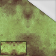 OLIVE SPECKS - panel (80cm x 155cm) Waterproof woven fabric