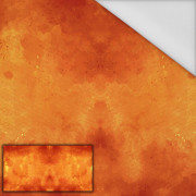 ORANGE SPECKS - panel (80cm x 155cm) Waterproof woven fabric