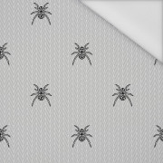 SPIDERS / NIGHT CALL / white - Waterproof woven fabric