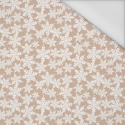 PAPER SNOWFLAKES (WHITE CHRISTMAS) - Waterproof woven fabric