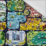 Streets / roundabouts - Waterproof woven fabric