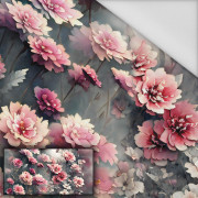 VINTAGE FLOWERS Pat. 3 - panel (80cm x 155cm) Waterproof woven fabric