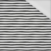 STRIPES - BLACK AND WHITE (BIRDS IN LOVE) - Waterproof woven fabric