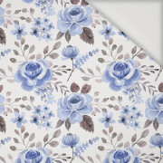 BLUE FLOWERS - Viscose jersey