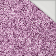 PURPLE GLITTER (DRAGONFLIES AND DANDELIONS) - Viscose jersey