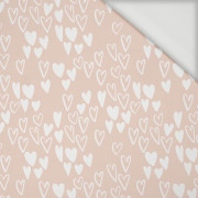 SERDUSZKA BĄBELKI / JASNY RÓŻ (BIRDS IN LOVE) - Viscose jersey