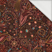LACE FLOWERS - looped knit fabric with elastane