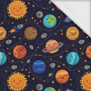 PLANETS - looped knit fabric with elastane ITY