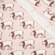 POLAR BEARS - looped brushed knit with elastane PDE250 
