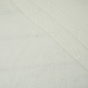 BLANKET / white S - thin knitted panel