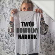 PANEL (60cm x 50cm) - WITH CUSTOM PRINT - looped knit fabric