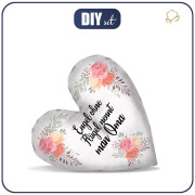DECORATIVE PILLOW HEART - Engel ohne Flügel nennt man Oma