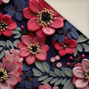 FLOWERS 3D PAT. 13- Upholstery velour 