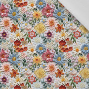 FLOWERS 3D PAT. 15 - Cotton woven fabric