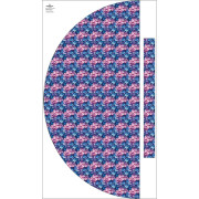 Skirt panel "MAXI" - crepe/ Flowers wz.32