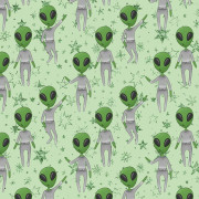 ALIENS pat. 2 (AREA 51)- Upholstery velour 