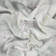 COLORFUL SPECKS PAT. 2 - Cotton muslin