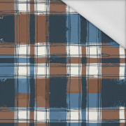 CHECK / Mocha Mousse  - Waterproof woven fabric