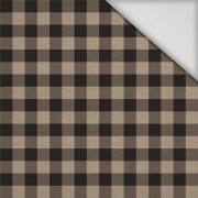 CHECK VICHY - MELANGE BEIGE - Thermo lycra