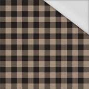 CHECK VICHY - MELANGE BEIGE - Waterproof woven fabric