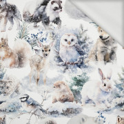 PASTEL ANIMALS WZ.1 - looped knit fabric