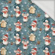 LET IS SNOW wz.9 - looped knit fabric