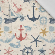 MARINE pat. 2 - Cotton woven fabric