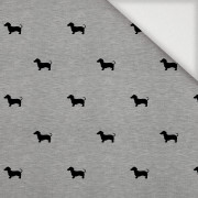 MINIMAL DOGS PAT. 1 - Woven Fabric for tablecloths