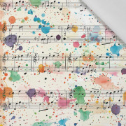 MUSIC NOTES PAT. 1 - Cotton woven fabric