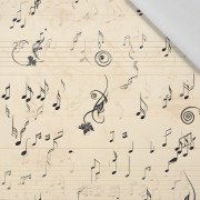 MUSIC NOTES PAT. 2 - Cotton woven fabric