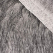 FAUX FUR - melange grey