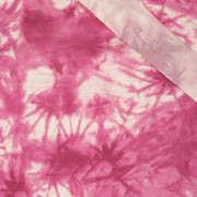 BATIK pat. 2 / fuchsia - Cotton woven fabric