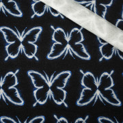 BUTTERFLIES / navy - brushed knitwear with elastane