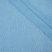 BLANKET / light blue S - thin knitted panel