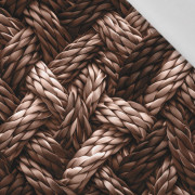 RATTAN / Mocha Mousse  - Cotton woven fabric