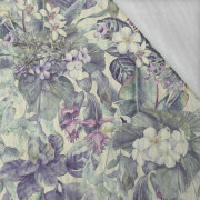 PURPLE FLORAL - Cotton muslin