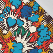 RETRO COMICS PAT.3 - Cotton woven fabric