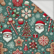 HAPPY CHRISTMAS WZ. 7 - looped knit fabric