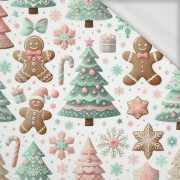 Pastel Christmas wz. 2 - looped knit fabric