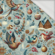 Vintage Christmas wz.28 - looped knit fabric