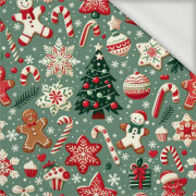 HAPPY CHRISTMAS WZ. 10 - looped knit fabric