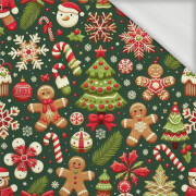 HAPPY CHRISTMAS WZ. 9 - looped knit fabric