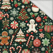 HAPPY CHRISTMAS WZ. 11 - looped knit fabric