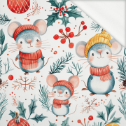 LET IS SNOW wz.2 - looped knit fabric