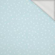 BOOMERANG (PASTEL SKY) / mint - looped knit fabric