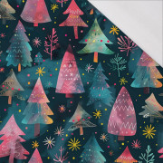 Pink Vintage Christmas wz. 5 - single jersey 